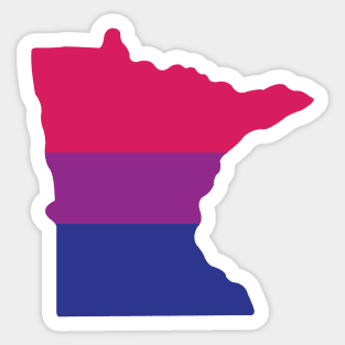 Minnesota Bi Pride Sticker